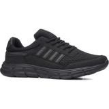 Albishoes Erkek Büyük Numara Jumbo Anatomik Yazlık Hafif Rahat Esnek Sneaker Spor Ayakkabı (48-50) - Siyah