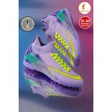 Albishoes Erkek Halı Saha Ayakkabı Kaliteli Ithal Taban Çim Saha Çoraplı Ayağı Saran Esnek Konforlu - Lila