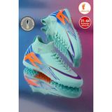 Albishoes Erkek Halı Saha Ayakkabı Kaliteli Ithal Taban Çim Saha Çoraplı Ayağı Saran Esnek Konforlu - Mint
