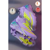 AlbiShoes Erkek Halı Saha Krampon Kaliteli İthal Taban Çim Saha Çoraplı Ayağı Saran Esnek Konforlu