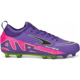 Albishoes Erkek Yeni Sezon Valcor Bilekli Boğazlı Çoraplı Çim Dişli Halısaha Krampon Futbol Ayakkabı - Mor