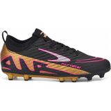 Albishoes Erkek Yeni Sezon Valcor Bilekli Boğazlı Çoraplı Çim Dişli Halısaha Krampon Futbol Ayakkabı - Siyah - Fuşya