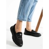 Albishoes Kadın Anne Spor Babet Ayakkabı Bağcıksız Hafif Rahat Günlük Yürüyüş Kadın Spor Ayakkabı - Siyah
