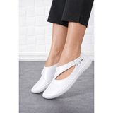 Albishoes Kadın Casual Comfort Ayakkabı Günlük Ayakkabı Anatomik Yumuşak Rahat Taban Ayakkabı - Beyaz