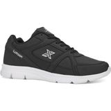 Albishoes Kadın Erkek Sneaker Kışlık Mevsimlik Cilt Hafif Rahat Günlük Yürüyüş Koşu Spor Ayakkabı (Siyah - Beyaz)