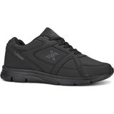 Albishoes Kadın Erkek Sneaker Kışlık Mevsimlik Cilt Hafif Rahat Günlük Yürüyüş Koşu Spor Ayakkabı (Siyah)