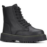 Albishoes Kadın Fermuarlı Suya Soğuğa Dayanıklı Kaymaz Taban Rahat Günlük Kışlık Kadın Bot - Siyah Cilt
