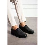 Albishoes Kışlık Kauçuk Kaymaz Taban Hakiki Deri Anatomik Baba Ayakkabı Erkek Günlük Ayakkabı(39-46)