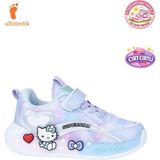 Albishoes Kız Çocuk Yazlık Yumuşak Hafif Rahat Taban Cırt Cırtlı Esnek Sneaker Çocuk Spor Ayakkabı - Bebek Mavisi