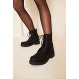 Albishoes M.p Kaymaz Taban Soğuk Geçirmez Suya Dayanıklı Kadın Bot Postal Çizme Kışlık Bot - Siyah