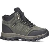 Albishoes Outdoor Suya Dayanıklı Soğuk Geçirmez Termal Kaydırmaz Erkek Yağmur Trekking Bot (36-47) - Haki
