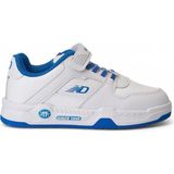 Albishoes Unisex Kız Erkek Çocuk Basket Cırtlı 4 Mevsim Kışlık Anatomik Sneaker Çocuk Spor Ayakkabı (Beyaz-Mavi)