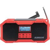 Albrecht Dr 112 Taşınabilir Deprem ve Acil Durum Fm Radyosu, Güneş Paneli, Sos Alarm, Powerbank, Usb-C - Pembe