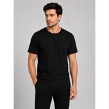 Alc İş Elbiseleri Bisiklet Yaka 30/1 Kısa Kol Tişört - Siyah - 3XL