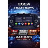 ALCARS AUDİO FİAT EGEA 2022-2026 7 İNC ORJİNAL GÖRÜNÜM MULTİMEDYA ORJİNAL 4 GB RAM 64 GB HAFIZA
