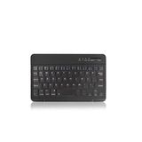 Alcatel 1t 7" Uyumlu Bleutooth Tablet Klavyesi Mini Slim Şarjlı Kablosuz Klavye Siyah