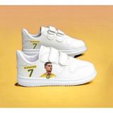 ALCdesing Baskılı Erkek Çocuk Rahat Kalıp Hafif Taban Spor Ayakkabı Vesneakers - Beyaz