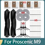 Alchemy Craft Proscenic M9 Robot Süpürge Için 22 Adet Yedek Parça Ana Yan Fırça Hepa Filtre Paspas Bezi Toz Torbası (Yurt Dışından)