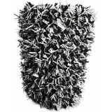 Alçimart Çim Çit Pvc Renkli Çim Çit - Renkli Tel Örgü - Renkli Bahçe Dekoratifi - Renkli Çit Çim Çitli Bahçe Teli - 40 cm x 10 m - Siyah - Beyaz