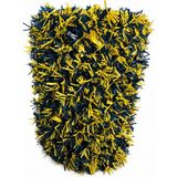 Alçimart Çim Çit Pvc Renkli Çim Çit - Renkli Tel Örgü - Renkli Bahçe Dekoratifi - Renkli Çit Çim Çitli Bahçe Teli - 40 cm x 2 m - Sarı - Lacivert