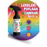 ALÇİN Bebek Pudra Kokulu Kedi Köpek Idrar Işaret Leke Çıkarıcı ve Yer Yüzey Temizleyici Sprey, 400 Ml