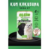 ALÇİN Kedi Kumu Koku Giderici 420 gr Kokonat Bazlı Doğal Karbon