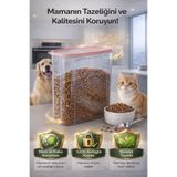 ALÇİN Kedi ve Köpekler için 4 Lt Mama Saklama Kutusu