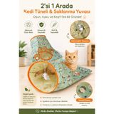 ALÇİN Kedili Evlere HIŞIRTILI KEDİ OYUN TÜNELİ ÇANTASI
