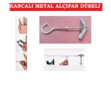 Alçıpan Dübeli Kancalı Metal 8 ADET Boşluk Dübeli Paraşüt Dübel