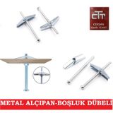 Alçıpan Dübeli Metal 4 ADET Boşluk Dübeli Paraşüt Dübel