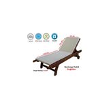 ALDA Spor Tekstil Yıkanabilir Akrilik Kumaş Şezlong Minderi 55X180X5 Cm