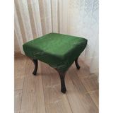 AldaGelsin 45 x 45 Düz Kapı Önü Ayak Ucu Puf Makyaj Pufu - 45 cm - Yeşil