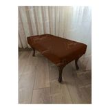 Aldagelsin Ayak Ucu Kapı Önü Antre Düz Bench Puf Orta Sehpa Ceviz Ayak (110*45) Kahve 110 X 40
