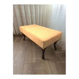 Aldagelsin Ayak Ucu Kapı Önü Antre Düz Bench Puf Orta Sehpa Ceviz Ayak (110*45) Vizon 110 X 40
