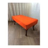 Aldagelsin Ayak Ucu Kapı Önü Antre Düz Bench Puf Orta Sehpa Ceviz Ayak (120*45) Turuncu 120 X 45