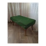 Aldagelsin Ayak Ucu Kapı Önü Antre Düz Bench Puf Orta Sehpa Gold Ayak (120*45) Yeşil 120 X 45
