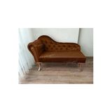 Aldagelsin Dekoratif Bihter Koltuk Josefin Puf 110 Cm Gold Ayak Kahve 110 X 49