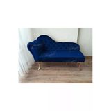 Aldagelsin Dekoratif Bihter Koltuk Josefin Puf 130 Cm Gold Ayak Laci 43 X 135