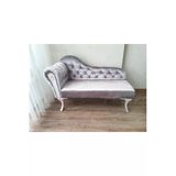 Aldagelsin Dekoratif Koltuk Josefin Bench Puf Gri 120 X 60