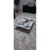 Aldagelsin Dikdörtgen Yer Sofrası (60*100) Beyaz Mermer
