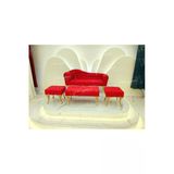 Aldagelsin Düğün Nişan Kına 4 Lü Dev Josef Kına Tahtı Organizasyon Seti Kırmızı