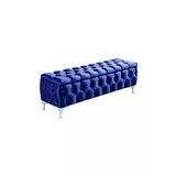 aldagelsin Lüks Sandıklı Chester Puf Bench Ayakucu Koltuk 110 cm Laci