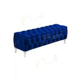 Aldagelsin Lüks Sandıklı Chester Puf Bench Ayakucu Koltuk 120 Cm Laci 120 X 45