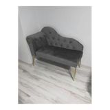 Aldagelsin Metalda Josefin Bench Koltuk Berjer Gold Seri 130 Cm Gri