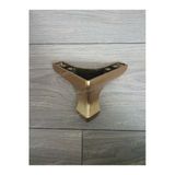 Aldagelsin Mobilya Koltuk Sehpa Komidin Puf Bench Lükens Ayak 10 Cm 4 Adet Altın