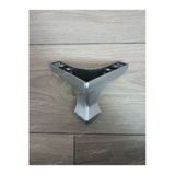 Aldagelsin Mobilya Koltuk Sehpa Komidin Puf Bench Lükens Ayak 10 Cm 4 Adet Gümüş
