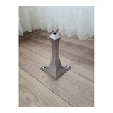 Aldagelsin Mobilya Koltuk Sehpa Komidin Puf Bench Lükens Ayak 28 Cm 2 Adet Gümüş
