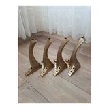 Aldagelsin Mobilya Koltuk Sehpa Komidin Puf Bench Lükens Ayak 28 Cm 4 Adet Gold