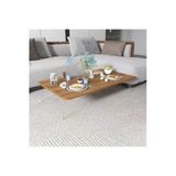 Aldagelsin Modern Dikdörtgen Katlanabilir Ayaklı Yer Sofrası Ceviz 70 X 120