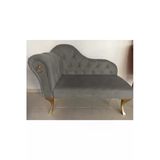 Aldagelsin Modern Köşe Koltuğu Alda Josefin Puf Bench Gri 105 X 45